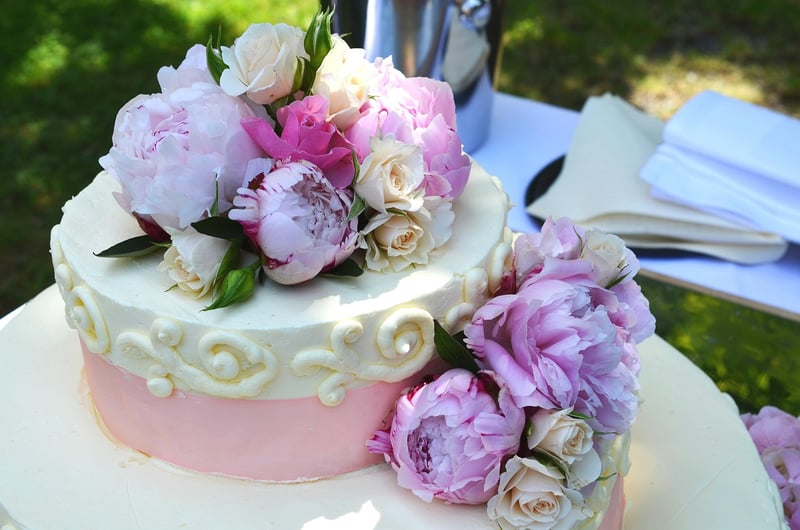 Starry Night Wedding Cake
